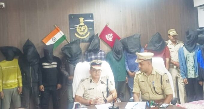 Big Success ; Jajpur police nab 14 robbers, seize gold, silver, cash and firearms