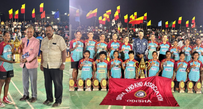 Odisha AM/NS India Kho Kho HPC athletes dominate at the 44thJunior National Championship