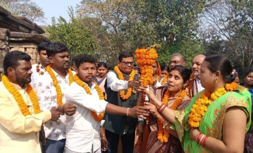 ବୌଦ୍ଧ ମୋହତ୍ସବ ପାଇଁ ଗନ୍ଧରାଢ଼ି ପୀଠରୁ ଗଲା ମଶାଲ ଶୋଭାଯାତ୍ରା