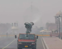 Delhi chokes as air quality slips into severe category
