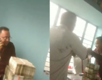 Stack of currency notes on table, TMC leader in frame: Viral video sparks political row in Bengal