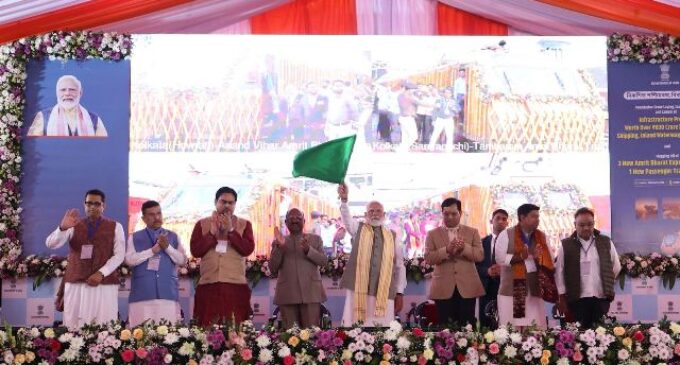 PM Narendra Modi Dedicates Waterways and Railways Infra worth ₹830 Crores in West Bengal
