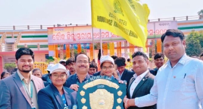 ଗଣତନ୍ତ୍ର ଦିବସ ପ୍ୟାରେଡ଼ରେ ଦ୍ଵିତୀୟ ସ୍ଥାନରେ ଅଭ୍ୟୁଦୟ ଉଚ୍ଚ ମାଧ୍ୟମିକ ବିଦ୍ୟାଳୟ