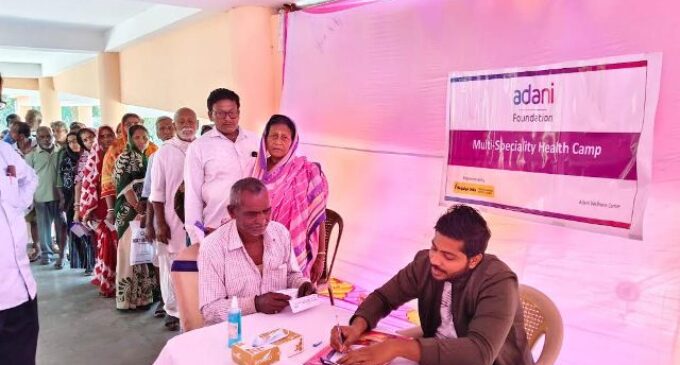 Adani Foundation Organizes Multi-Specialty Health Camp
