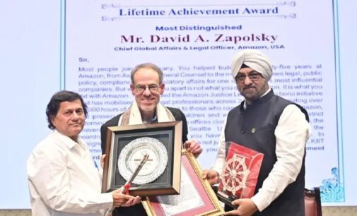 Amazon’s Top Legal Executive David Zapolsky Honoured at KIIT; Highlights India’s Rising AI Leadership