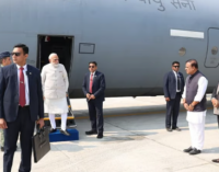 PM Modi makes historic landing at North East’s first emergency landing facility in Assam