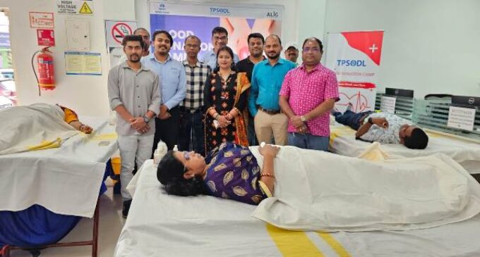 TPSODL Organises Blood Donation Camps, Collects 106 Units of Blood
