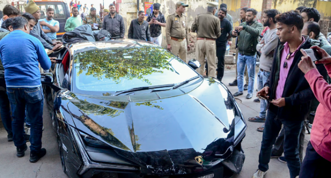 Kanpur Lamborghini crash: Tobacco baron’s son arrested