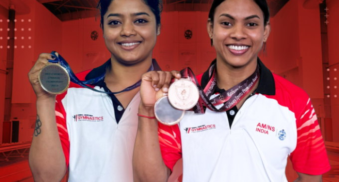 Women athletes from Odisha AM/NS India Gymnastics High Performance Centre excel at the 54th All India Railway Gymnastics Championship