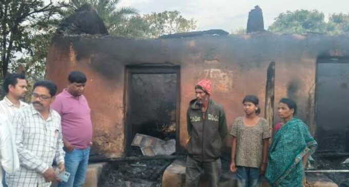 ଇଚ୍ଛାପୁରରେ ଅଗ୍ନିକାଣ୍ଡ ଘଟି ଜଳିଗଲା ୬ ବଖରା ଘର