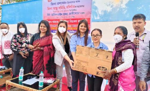 In Morigaon district,Assam nutritious food packages distributed to 700 TB patients with the help of Tata Semiconductor project
