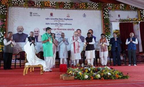 Amit Shah lays foundation stone of NFSU Bhubaneswar campus, inaugurates transit facility