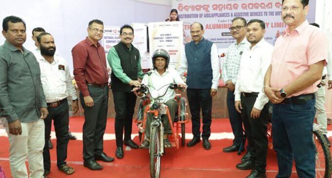 NALCO Organises Assistive Device Distribution Camp for Divyangjan at Bhubaneswar