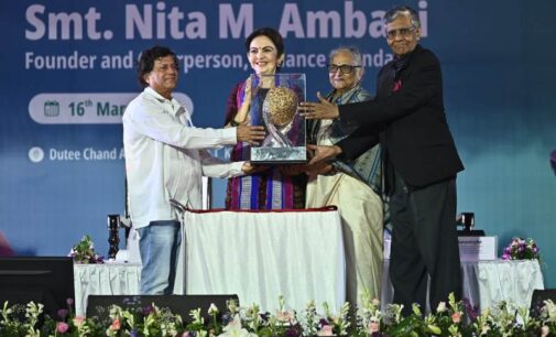 Nita Ambani Conferred Prestigious KISS Humanitarian Award 2025