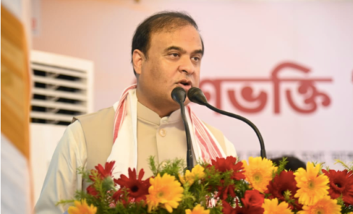 Chief Minister Dr. Himanta Biswa Sarma at a Massive Election Rally in Nagaon