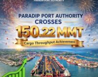 Paradip Port Authority Crosses 150.22 MMT Cargo Throughput with 12 Days to Spare