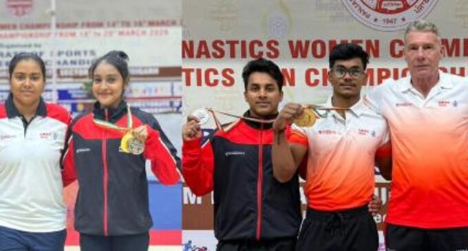 Odisha AM/NS India Gymnastics High Performance Centre athletes bag seven medals at the All India Inter University Gymnastics Championship