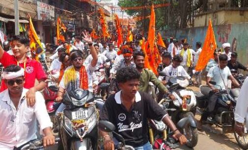 ଖୋରଧା ରେ ବିଶାଳ ଶୋଭାଯାତ୍ରା, ଜୟ ଶ୍ରୀରାମ ନାରାରେ କମ୍ପିଲା ସହର