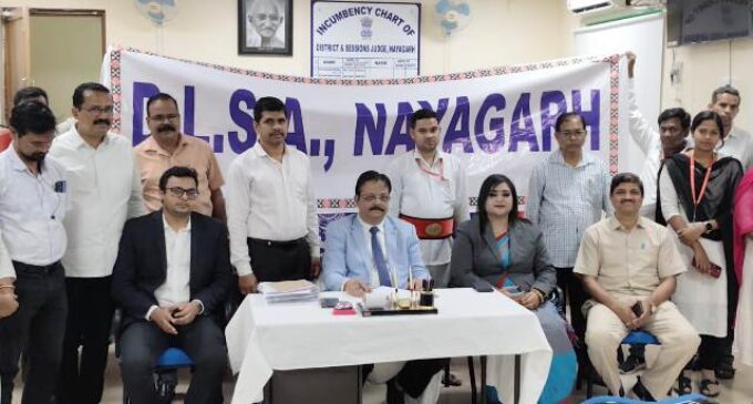 ନୟାଗଡ ଜିଲ୍ଲାରେ ଚଳିତ ବର୍ଷର ପ୍ରଥମ ରାଷ୍ଟ୍ରୀୟ ଲୋକ ଅଦାଲତରେ ୪୨୮୩ଟି ମାମଲାଫଏସଲା