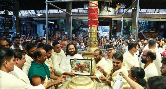 Anant Ambani Announces Rs 6 Crore Temple Donations, Rs12 Crore Rajarajeshwaram Renovation; Additional Support for Guruvayur Elephant Welfare