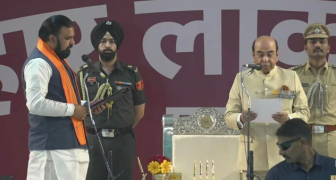 Samrat Choudhary sworn in as Bihar CM