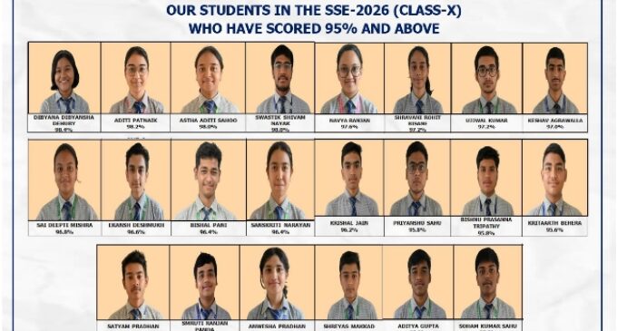 100% success of O.P. Jindal School in CBSE Class 10th exams
