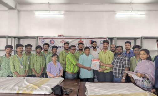 Blood Donation Camp held at Rajendra University