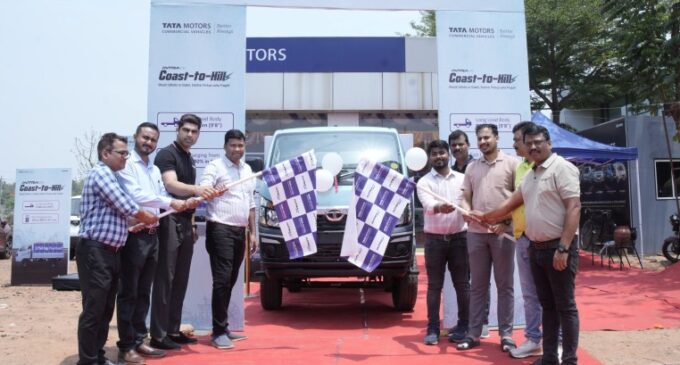 Coast to hill drive challenge flags off with Tata Intra EV