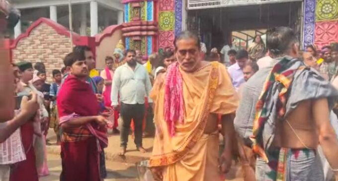 ବାଲିଗୁଡ଼ା ବନଖଣ୍ଡ ରୁ ପ୍ରଥମ ଥର ପାଇଁ ପୁରୀ ରଥଯାତ୍ରା ରେ ରଥ ନିର୍ମାଣ ପାଇଁ କାଠ ଗଲା