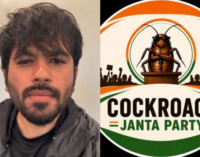 Meet the cockroach who’s launched India’s newest political party