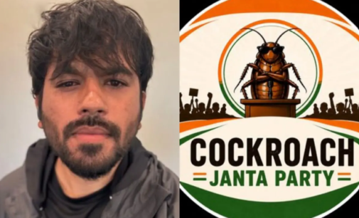 Meet the cockroach who’s launched India’s newest political party