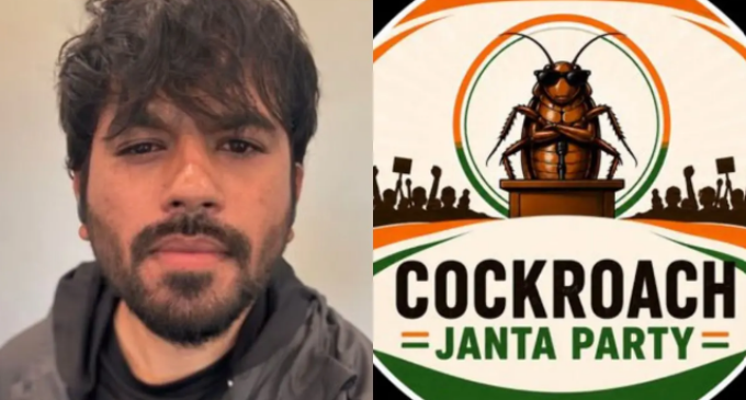 Meet the cockroach who’s launched India’s newest political party