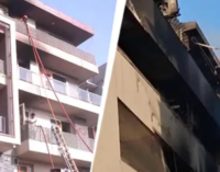 At least 9 killed in Delhi building fire, AC blast suspected