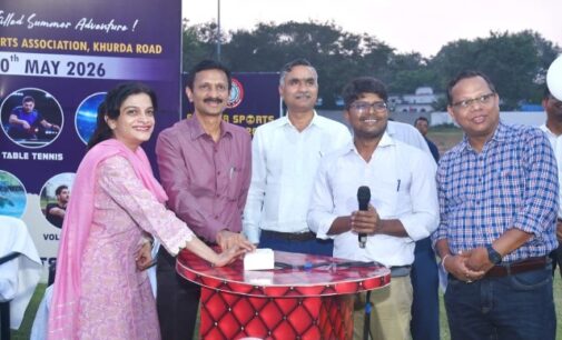 INAUGURATION OF SUMMER SPORTS CAMP-2026 & DIGITAL LED CRICKET SCORE BOARD AT CRICKET STADIUM OF ECoR SPORTS ASSOCIATION, KHURDA ROAD