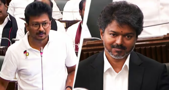 With CM Vijay watching, Udhayanidhi Stalin repeats controversial ‘eradication of Sanatan’ comment