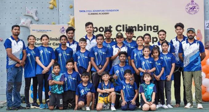 2nd Edition of Odisha TSAF Sport Climbing HPC Summer Camp 2026 Begins at Kalinga Stadium
