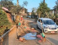 ବ୍ୟସ୍ତବହୁଳ କଲ୍ୟାଣ ମଣ୍ଡପ ଛକ ଠାରୁ ସିନ୍ଦ୍ରିଗାଁ ପଞ୍ଚାୟତ ସଂଯୋଗ କରୁଥିବା ରାସ୍ତା ମରାମତି କେବେ ?