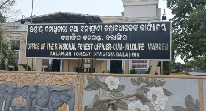 ବଲାଙ୍ଗିର ଜଙ୍ଗଲ ବିଭାଗର ଏନଫୋର୍ସମେଣ୍ଟ ନାଟକ