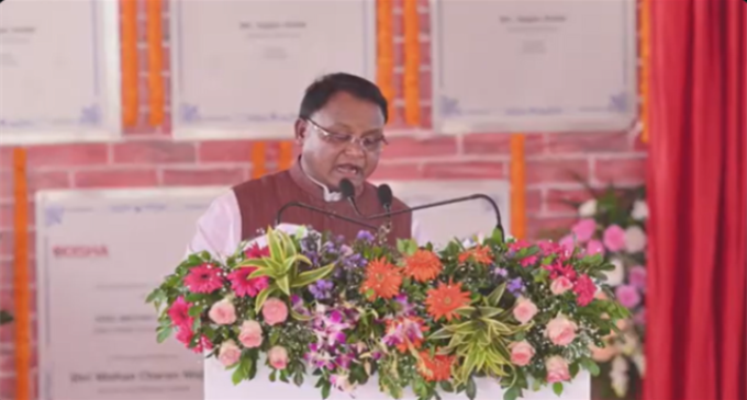 ପାରାଦୀପ ଢିଙ୍କିଆରେ ହେବ ବୃହତ୍ତ ଇସ୍ପାତ ପ୍ରକଳ୍ପ, ଜେଏସଡବ୍ଲ୍ୟୁ ଉତ୍କଳ ଷ୍ଟିଲ୍ ପ୍ରକଳ୍ପର ଭିତ୍ତିପ୍ରସ୍ତର ସ୍ଥାପନ କଲେ ମୁଖ୍ୟମନ୍ତ୍ରୀ