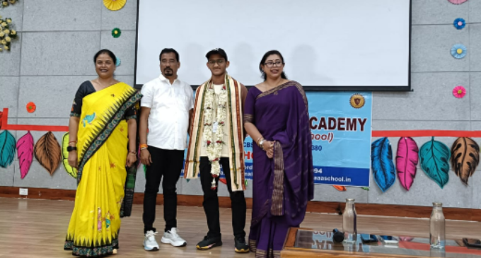 Biswaranjan Jujharsingh topped the state of odisha by scoring 99 percentage marks in CBSE 12th exam.science stream