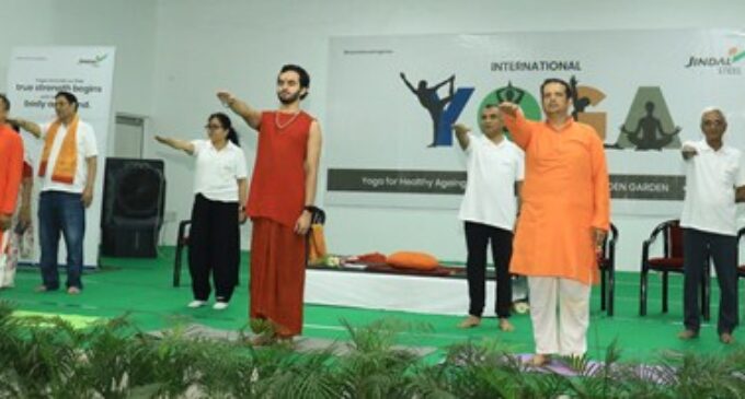 Jindal Steel Hosts Mega Yoga Session in Angul to Mark the 12th International Day of Yoga