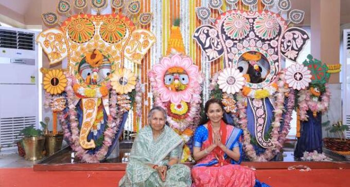 Devbhoomi Jagannath Temple Witnesses Grand Deba Snana Purnima ahead of Rath Yatra at Jindal Nagar