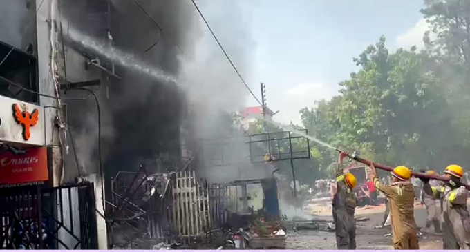 At least 15 killed, five injured in fire at Lucknow commercial building; rescue operations underway