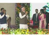PM Modi joins President Murmu’s birthday celebrations in native Odisha village; announces Pahadpur as Solar Village