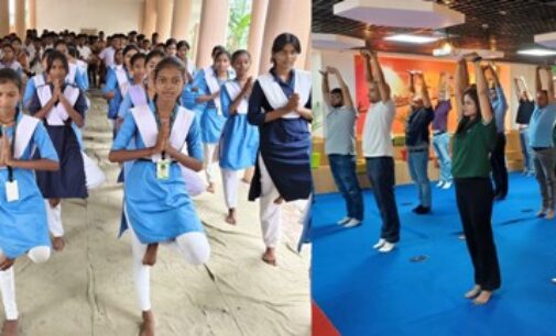 AM/NS India observes International Yoga Day across Odisha locations