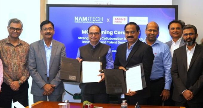 AM/NS India and IIT Roorkee Sign Strategic MoU to Advance Education, Research and Innovation in Manufacturing and Steel Technologies