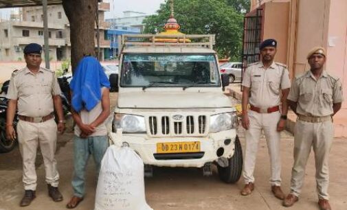 ଅବକାରୀ ବିଭାଗର ଚଢ଼ାଉ;୨୧ କେଜି ଗଞ୍ଜେଇ ସହିତ, ଜଣେ ଗିରଫ