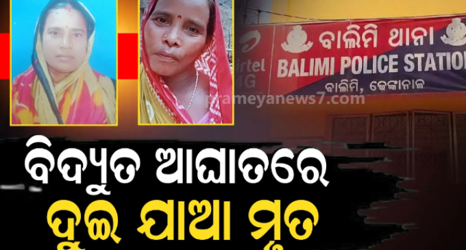 ବିଦ୍ୟୁତ ଆଘାତରେ ଛଟପଟ ହେଉଥିଲେ ସାନ ଯା’ଆ, ବଞ୍ଚାଇବାକୁ ଆସି ଟଳିପଡିଲା ବଡ଼