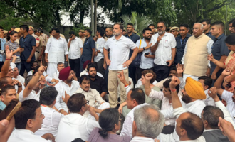 Delhi protest crackdown: Rahul Gandhi refuses to end protest outside PM’s house, talks with Centre inconclusive