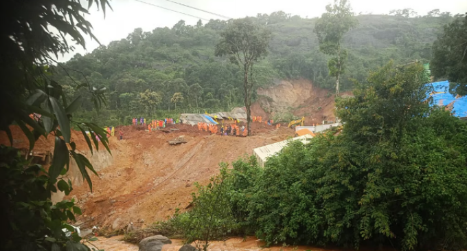 One killed, 7 missing as major landslide hits Wayanad tunnel project site